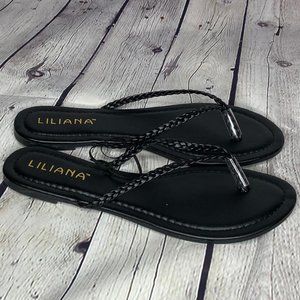 NWT Liliana Women's Black Sandal